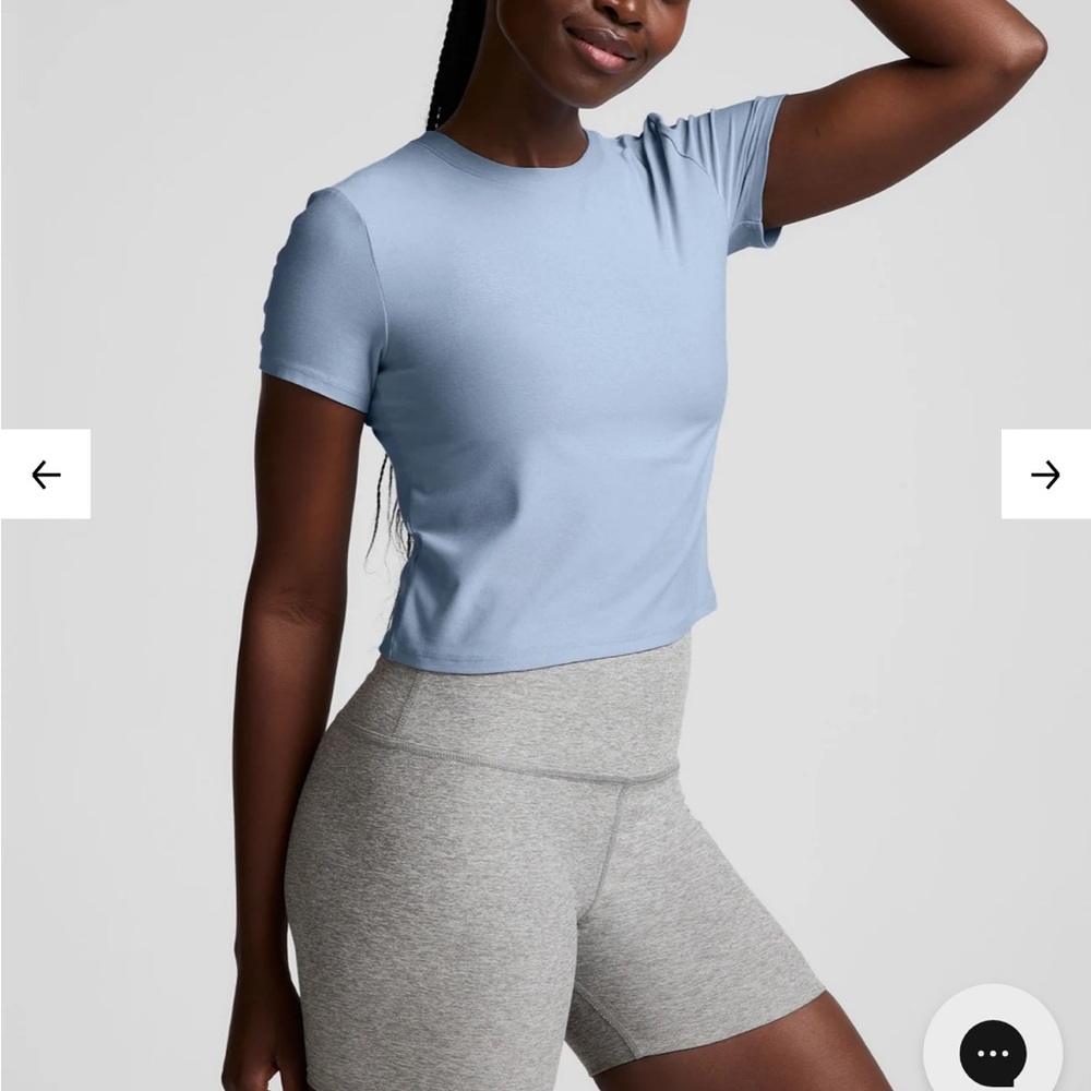 Featherweight Cropped Tee